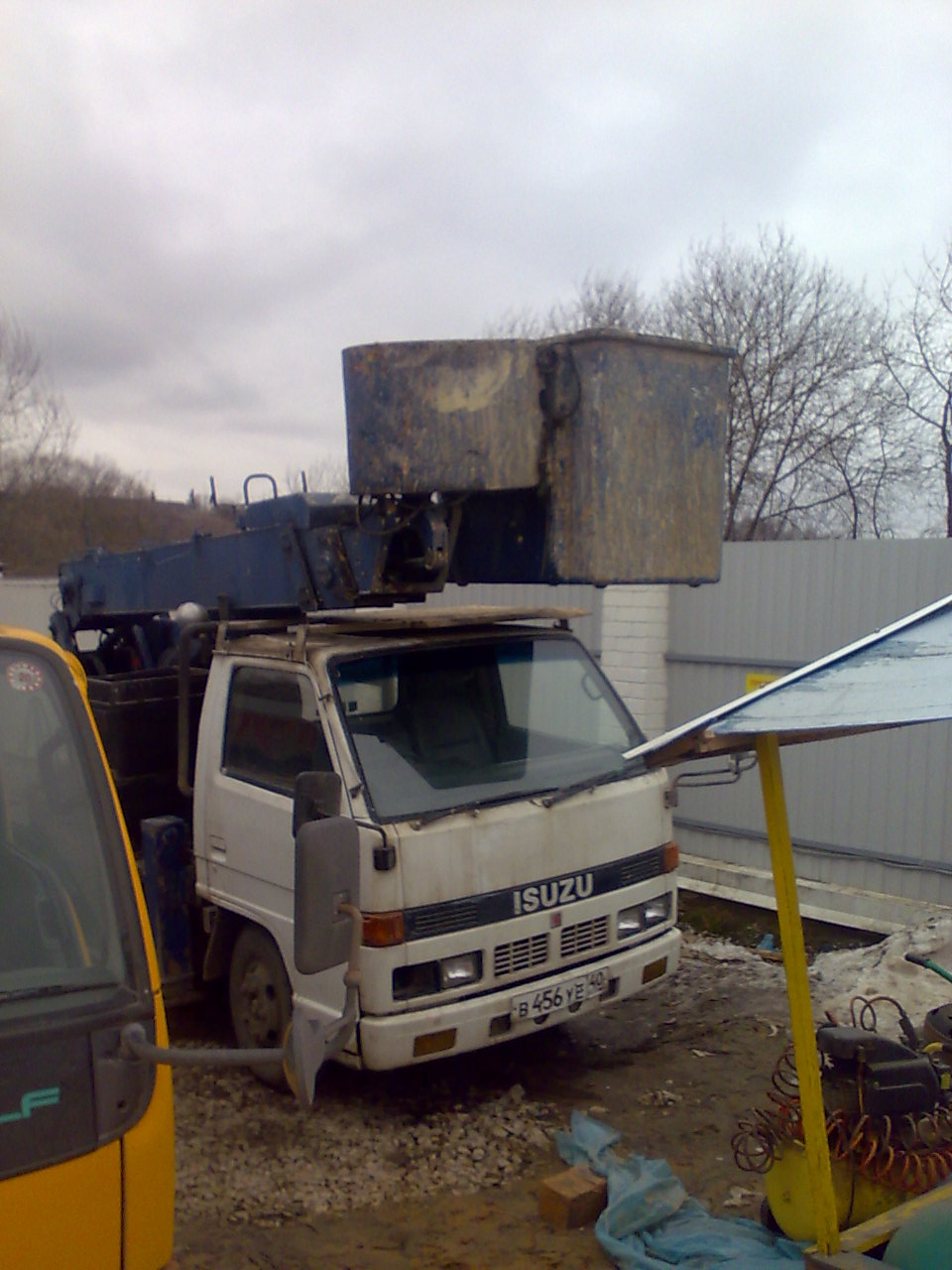 Автовышка с небольшой высотой подъема